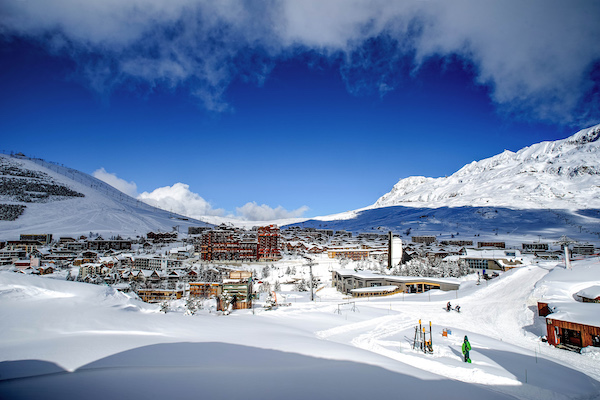 La trs belle station de l'Alpe d'Huez