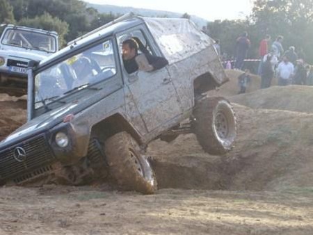 Stéphane Borg et son Mercedes Classe G